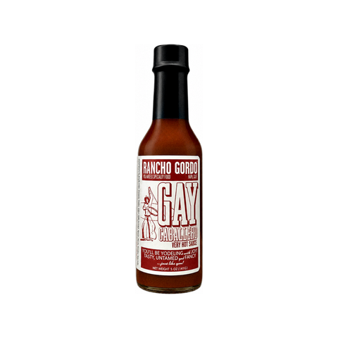 Rancho Gordo Gay Caballero Hot Sauce, 5 oz bottle of hot sauce at Primal Wine
