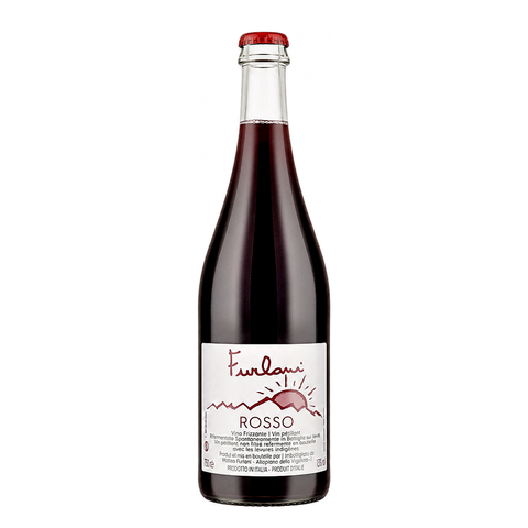 Furlani Rosso Frizzante 2021, natural wine bottle at Primal Wine
