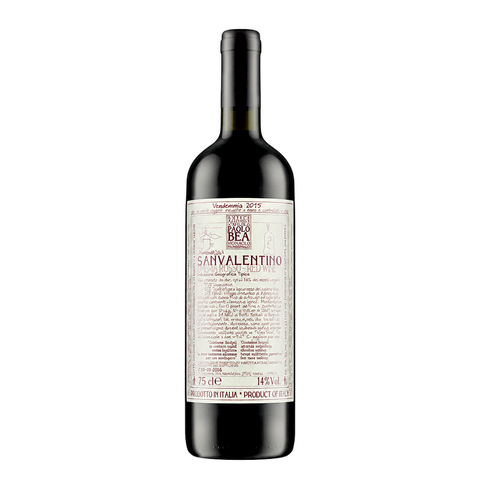 Paolo Bea San Valentino Rosso 2015, natural wine bottle at Primal Wine