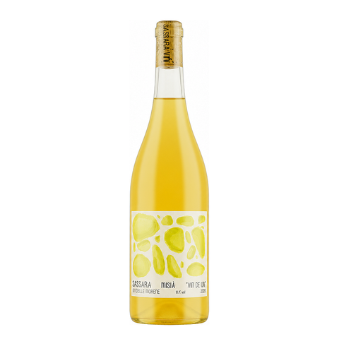 Misia' 2020, natural white wine bottle at Primal Wine