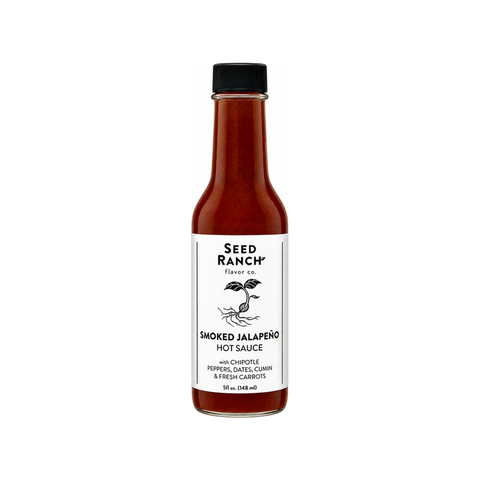 Seed Ranch Smoked Jalapeno Hot Sauce, 5 oz bottle of hot sauce at Primal Wine