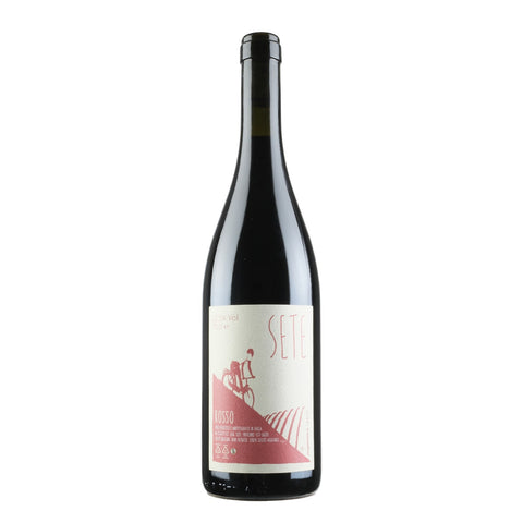 Bottle shot of Sete Vino Rosso, produced by Sete Vini Naturali, buy classic and natural wine online on Primal Wine, the best wine shop in the United States – primalwine.com