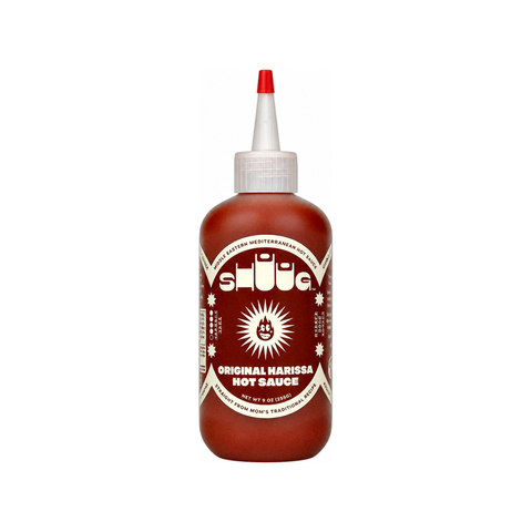 Shuug Original Harissa Hot Sauce, 9 oz bottle of hot sauce at Primal Wine