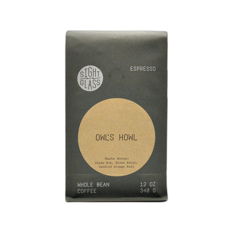 Sightglass Coffee Owls Howl Espresso Coffee Beans, bag of whole bean coffee at Primal Wine