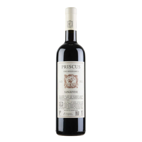 Bottle shot of Podere Casaccia Sine Felle Priscus Sangiovese, produced by Podere Casaccia, buy classic and natural wine online on Primal Wine, the best wine shop in the United States – primalwine.com