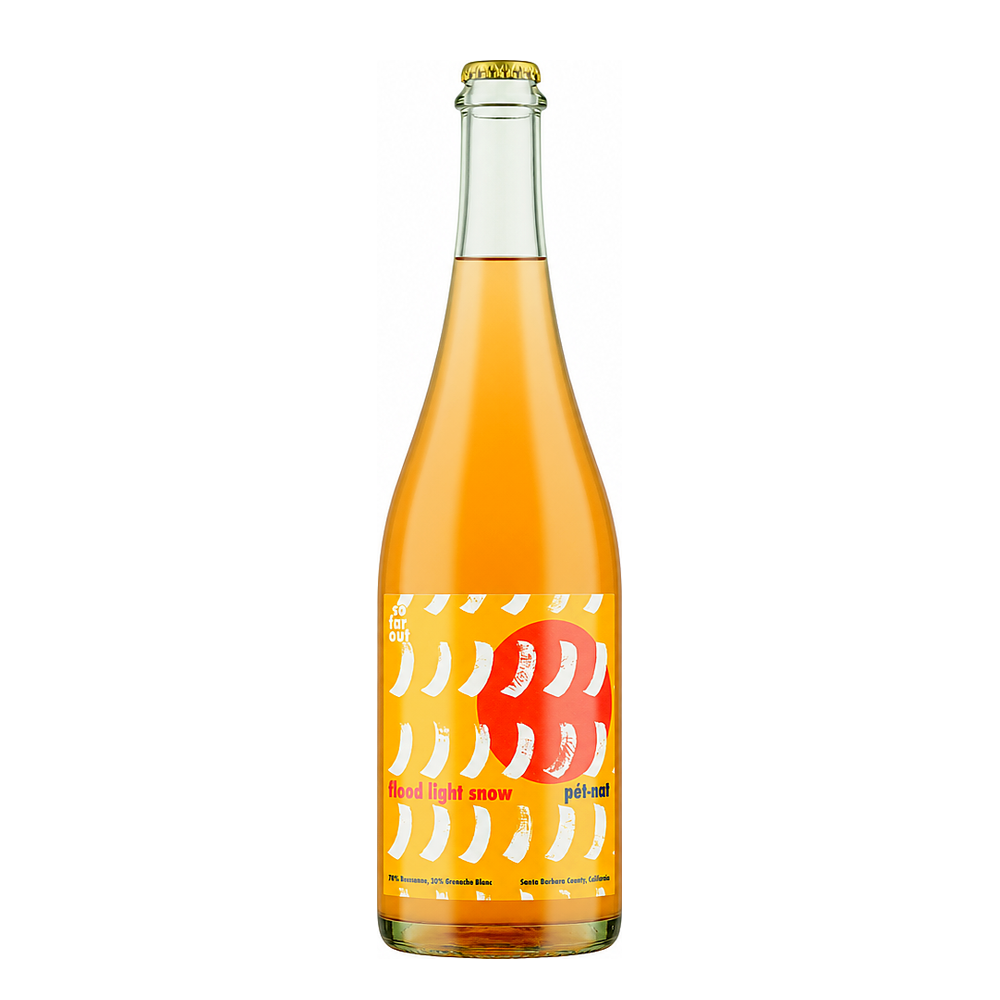 So Far Out Flood Light Snow Pet-Nat 2024 natural wine bottle