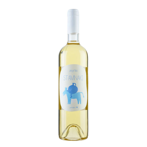 Bottle shot of Stamnaki Assyrtiko, produced by Stamnaki, buy classic and natural wine online on Primal Wine, the best wine shop in the United States – primalwine.com