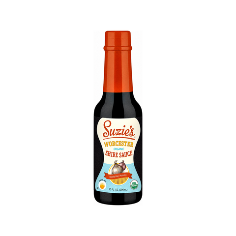 Suzie's Organic Worcestershire Sauce, 10 oz squeeze bottle of cooking sauce at Primal Wine