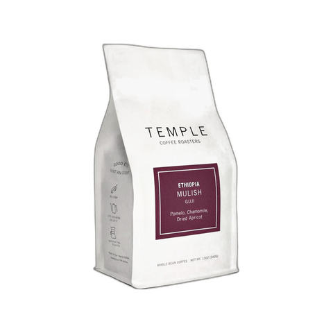Temple Coffee Roasters Africa Single-Origin Coffee Beans, bag of whole bean coffee at Primal Wine