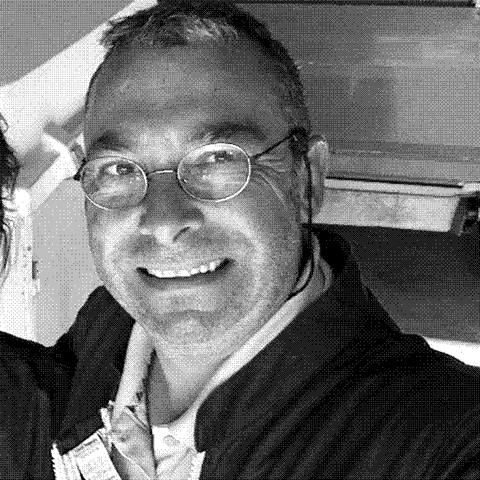 Thierry Chardon, natural wine producer, in the cellar of his Touraine estate in France's Loire Valley