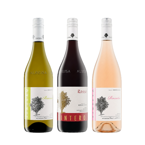 Tintero Piedmont Trio featuring organic wines from Piedmont, Italy, showcasing regional varietals in a curated selection