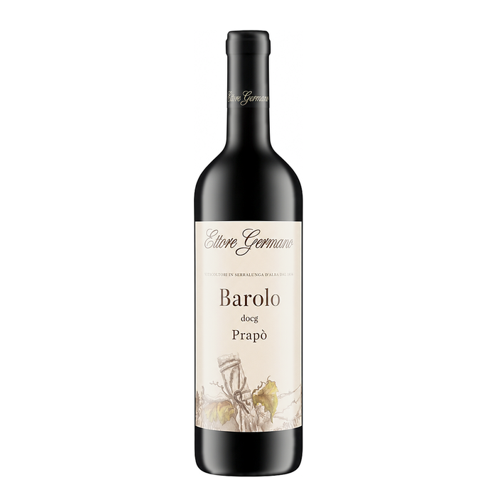 Ettore Germano Barolo Prapò 2022, natural red wine bottle at Primal Wine