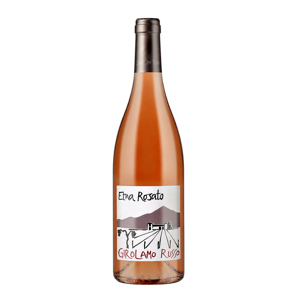 Girolamo Russo Etna Rosato 2025, organic rosé wine from Etna, Sicily, made from Nerello Mascalese