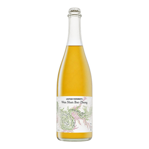 Unified Ferments Wen Shan Bao Zhong Non-alcoholic NV, natural wine bottle at Primal Wine