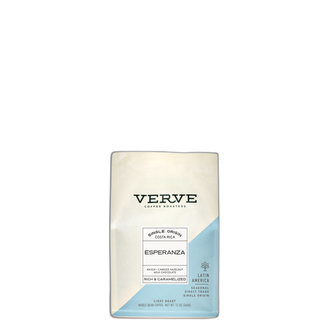 Verve Esperanza Costa Rica, 12 oz bag of light roast single origin whole bean coffee at Primal Wine