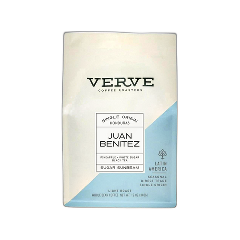 Verve Latin America Single Origin, 12 oz bag of light roast whole bean coffee at Primal Wine
