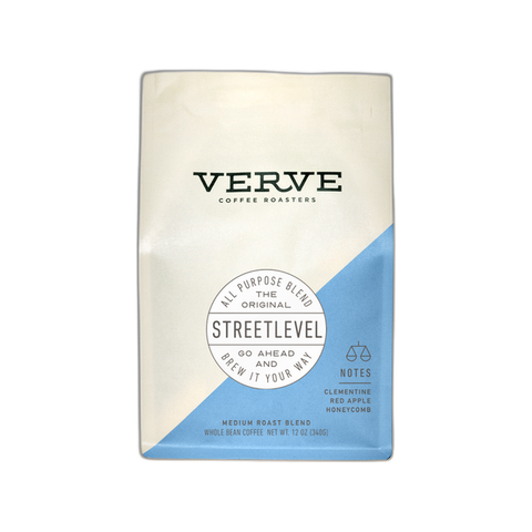 Verve Streetlevel, 12 oz bag of medium roast whole bean coffee at Primal Wine