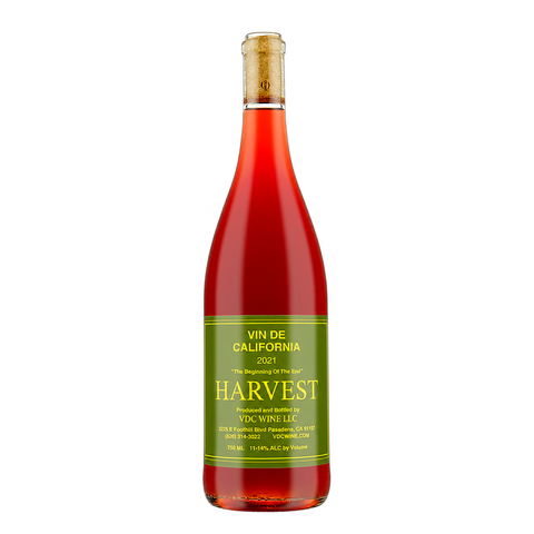 Harvest 2021, natural red wine bottle at Primal Wine