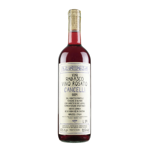 Bottle shot of Cancelli Rosato, produced by Vini Rabasco, buy classic and natural wine online on Primal Wine, the best wine shop in the United States – primalwine.com