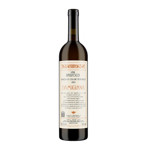 Vini Rabasco Damigiana Bianco Trebbiano 2022, natural orange wine bottle at Primal Wine