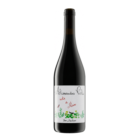 Alessandro Viola Note di Rosso 2024, a medium-bodied organic red wine from Sicily, blends Nero d'Avola and Syrah grapes