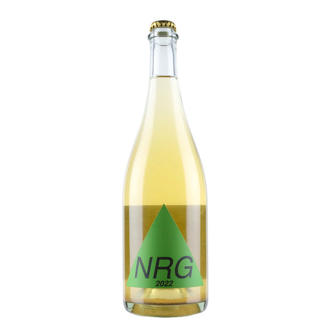 Bottle shot of NRG Orange Pet-Nat 2022, produced by Wavy Wines, buy classic and natural wine online on Primal Wine, the best wine shop in the United States – primalwine.com