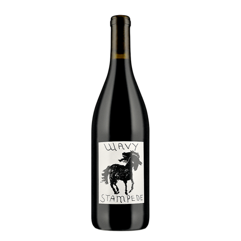 Wavy Wines Stampede Red 2024, natural wine bottle at Primal Wine