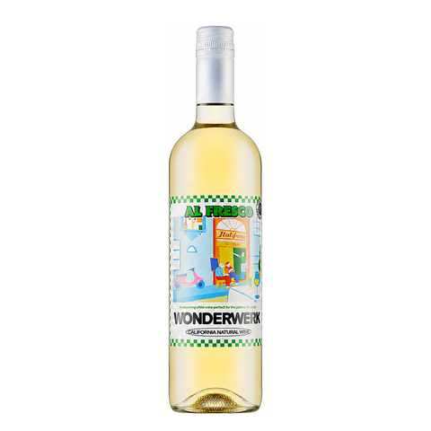 Wonderwerk Al Fresco 2025, natural wine bottle at Primal Wine