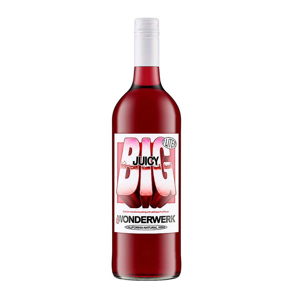 Wonderwerk Big Juicy 2025 – natural red wine bottle, USA | Primal Wine