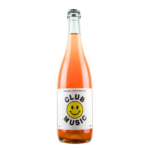 Bottle shot of Wonderwerk Club Music, sparkling rose wine from California; buy natural wine online on Primal Wine store - primalwine.com