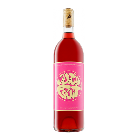 Wonderwerk Juicy Fruit 2023, a light-bodied red wine from California, blends Montepulciano and Malvasia Bianca grapes