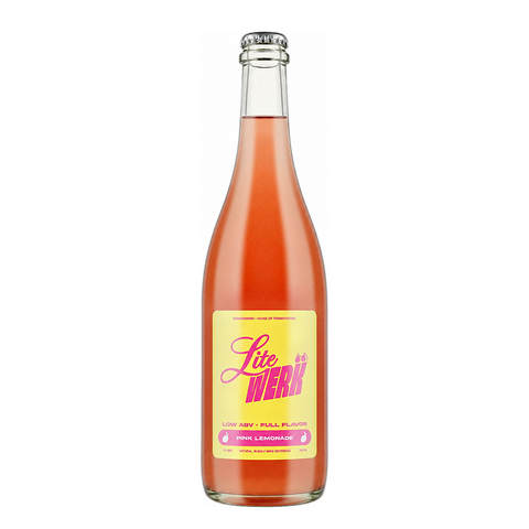 Wonderwerk Lite Werk Pink Lemonade 2023, natural wine bottle at Primal Wine