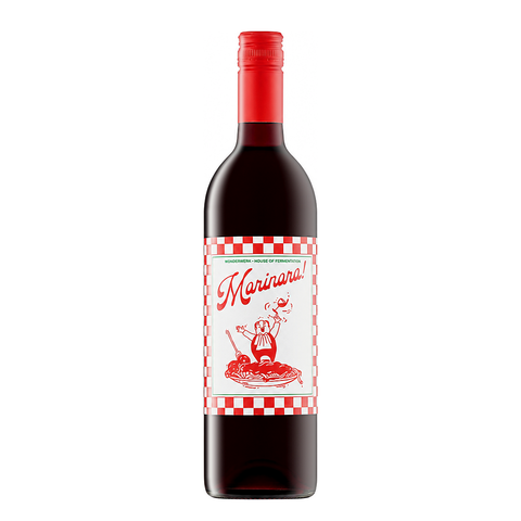 Wonderwerk Marinara NV is a medium-bodied red blend from California, featuring Montepulciano, Zinfandel, Barbera, Aglianico, and Teroldego grapes