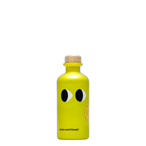 Yiayia & Friends Lemon Extra Virgin Olive Oil, 200 ml bottle of extra virgin olive oil with lemon at Primal Wine
