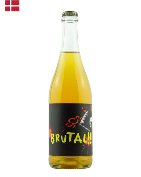 Aeblerov & Brand Brutal!!! Cider 2019, a natural cider from Denmark, showcasing unique apple varietals