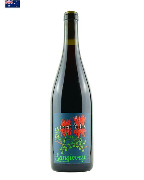 Borachio Sangiovese 2019, an organic red wine from Mount Compass, South Australia, featuring Sangiovese grapes