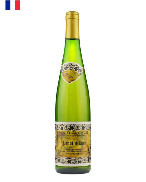 Bruno Schueller Pinot Blanc 2020, a biodynamic white wine from Alsace, France