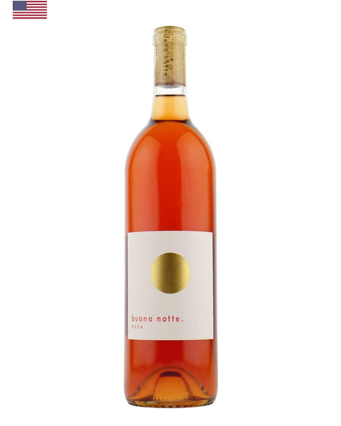 Buona Notte Rosa 2019, a natural rosé wine from Oregon, USA, highlighting local varietals and sustainable practices