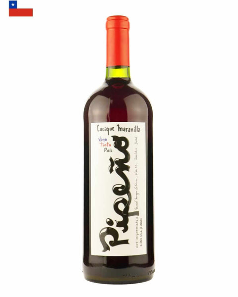 Cacique Maravilla Pipeño 2021, a natural red wine from Bio Bio Valley, Chile