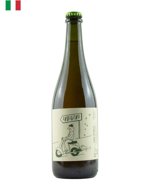 Cantina Indigeno Bianco Gas Pet Nat 2018, a sparkling Trebbiano from Abruzzo, Italy, made with organic farming methods