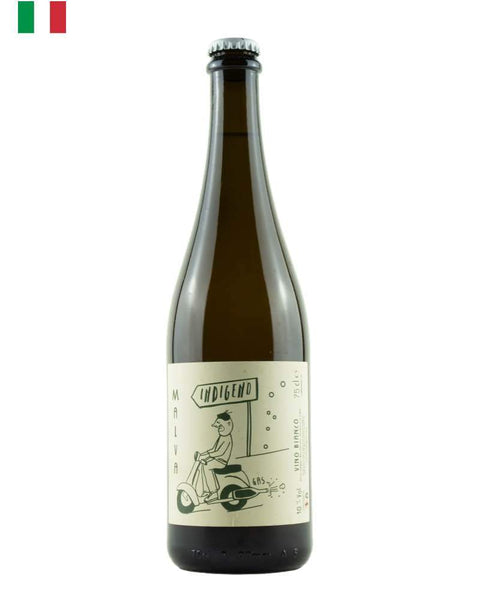 Cantina Indigeno Malva Gas Pet Nat 2018, a sparkling Malvasia from Abruzzo, Italy, made with organic practices
