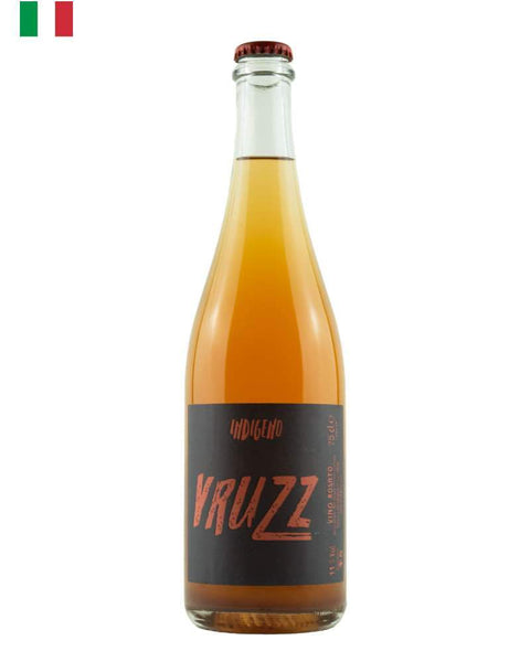 Cantina Indigeno Vruzz Vino Rosato 2018, a sparkling Montepulciano from Abruzzo, Italy, crafted organically