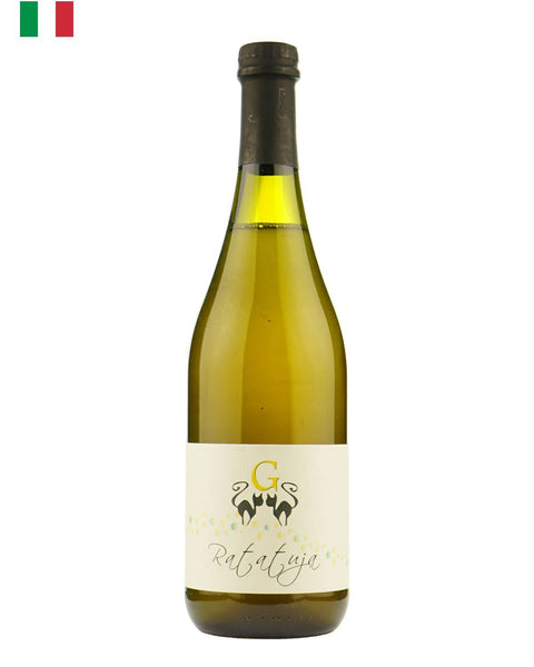 Carolina Gatti Ratatuja Frizzante 2020, a sparkling Chardonnay from Veneto, Italy, crafted with organic farming methods