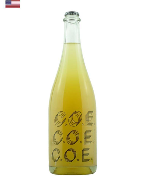 C.O.E. Piquette First Flush by C.O.E. and Artemis Botanical, a natural piquette wine with refreshing botanical notes