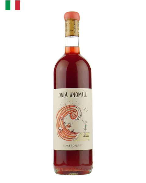 Controvento Onda Anomala Rosato 2020 from Abruzzo, Italy, a natural rosé wine with vibrant flavors and a refreshing finish