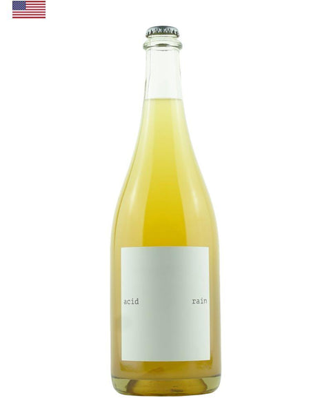 Dan Marioni's 2019 Acid Rain Pet Nat, a natural sparkling wine, showcasing vibrant flavors from California