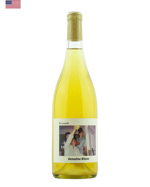 De Levende Genuine Blanc 2021, a natural white wine from the Netherlands, showcasing unique regional varietals