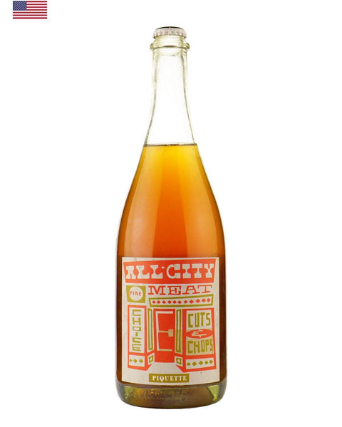Deux Punx Piquette 2021, a natural wine from California, USA, made using a sustainable winemaking process
