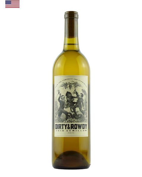 Dirty & Rowdy 2019 Semillon from Napa Valley, a natural white wine with vibrant acidity and complex flavors