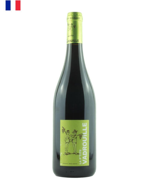 La P'tit Vadrouille 2016 by Domaine du Mortier, a biodynamic red wine from Loire Valley, France, made with Cabernet Franc and Merlot